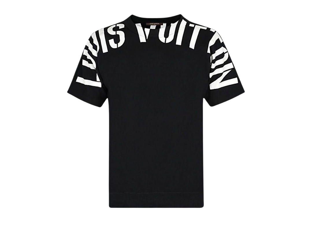 Louis Vuitton Louis Vuitton x Fragment Tee Shirt Black Cotton
