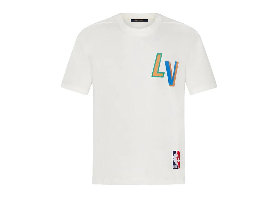 Louis Vuitton Louis Vuitton x NBA Basketball Short-Sleeved T-shirt White