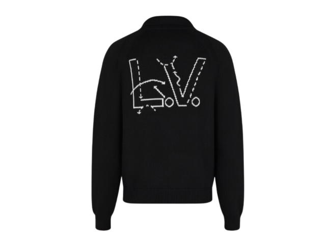 Louis Vuitton Louis Vuitton X NBA Knit Jacket Black - view 2