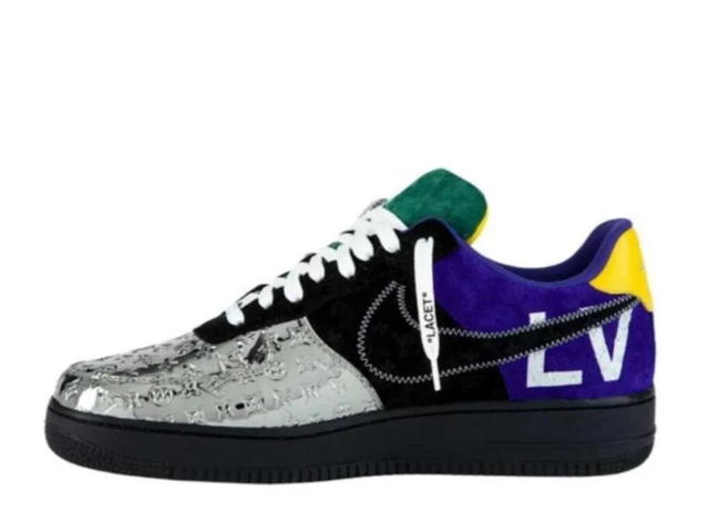 Louis Vuitton Louis Vuitton Nike Air Force 1 Low by Virgil Abloh Multi - view 2