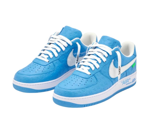 Louis Vuitton Louis Vuitton x Nike Air Force 1 University Blue - view 3