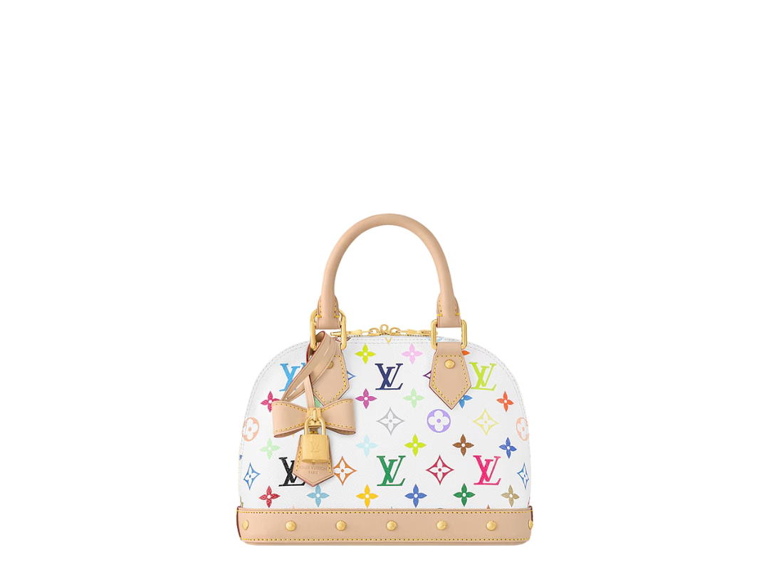 Louis Vuitton Louis Vuitton X Takashi Murakami Alma BB Bag In Multicolor Monogram Coated Canvas With Gold Hardware