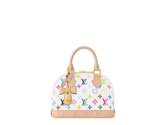 Louis Vuitton Louis Vuitton X Takashi Murakami Alma BB Bag In Multicolor Monogram Coated Canvas With Gold Hardware - view 1