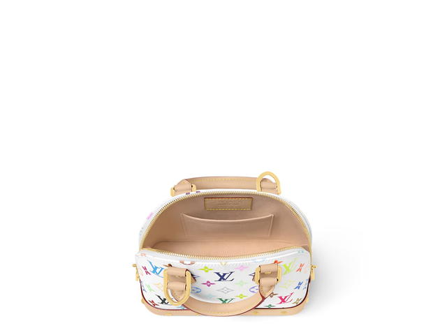 Louis Vuitton Louis Vuitton X Takashi Murakami Alma BB Bag In Multicolor Monogram Coated Canvas With Gold Hardware - view 3