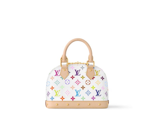 Louis Vuitton Louis Vuitton X Takashi Murakami Alma BB Bag In Multicolor Monogram Coated Canvas With Gold Hardware - view 4