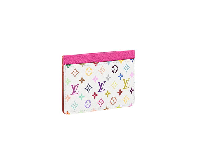 Louis Vuitton Louis Vuitton X Takashi Murakami Card Holder In Multicolor Monogram Canvas - view 2