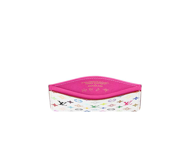 Louis Vuitton Louis Vuitton X Takashi Murakami Card Holder In Multicolor Monogram Canvas - view 3