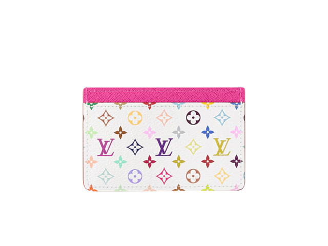 Louis Vuitton Louis Vuitton X Takashi Murakami Card Holder In Multicolor Monogram Canvas - view 4