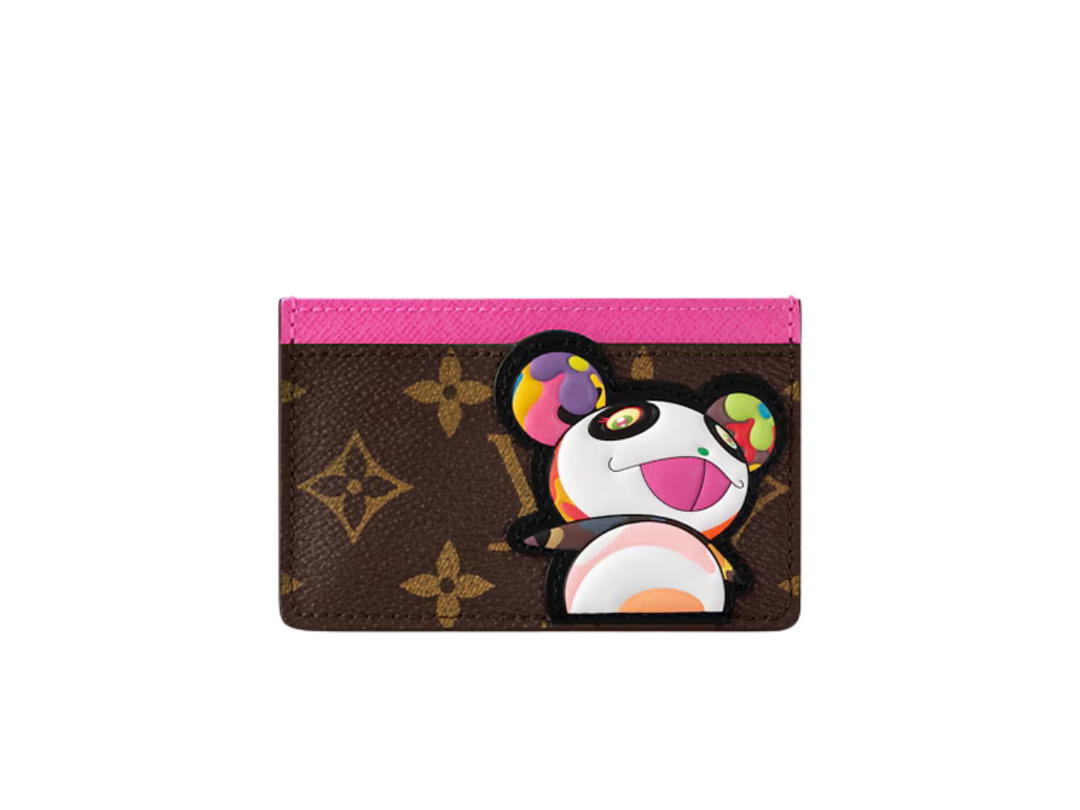 Louis Vuitton Louis Vuitton X Takashi Murakami Card Holder In Multicolor Monogram coated canvas