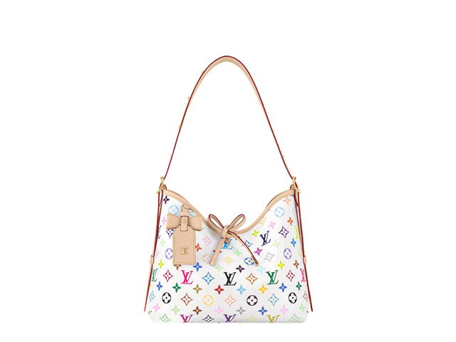 Louis Vuitton Louis Vuitton X Takashi Murakami CarryAll PM Bag In Multicolor Monogram Coated Canvas With Gold Hardware - view 1