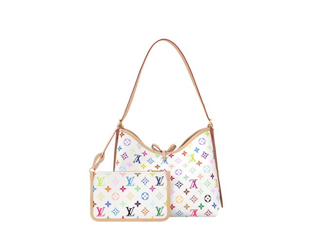 Louis Vuitton Louis Vuitton X Takashi Murakami CarryAll PM Bag In Multicolor Monogram Coated Canvas With Gold Hardware - view 4