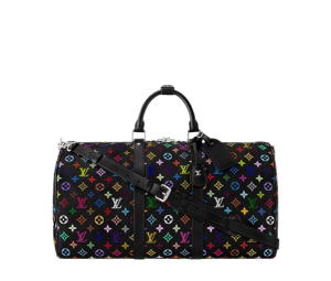 Buy Louis Vuitton X Takashi Murakami Keepall Bandoulière 50 In Multicolored Monogram Coated Canvas With Silver Toned Hardware at Sasom – Authentic and Ready to Ship