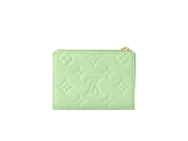 Louis Vuitton Louis Vuitton X Takashi Murakami Lisa Wallet In Green Tea Monogram Coated Canvas Trim - view 4