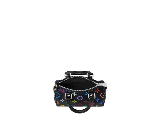 Louis Vuitton Louis Vuitton X Takashi Murakami Nano Speedy Bag In Multicolored Monogram Coated Canvas With Silver-Toned Hardware - view 2