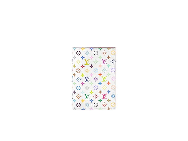 Louis Vuitton Louis Vuitton X Takashi Murakami Passport Cover In Multicolor Monogram Canvas - view 1