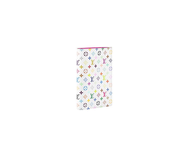 Louis Vuitton Louis Vuitton X Takashi Murakami Passport Cover In Multicolor Monogram Canvas - view 2