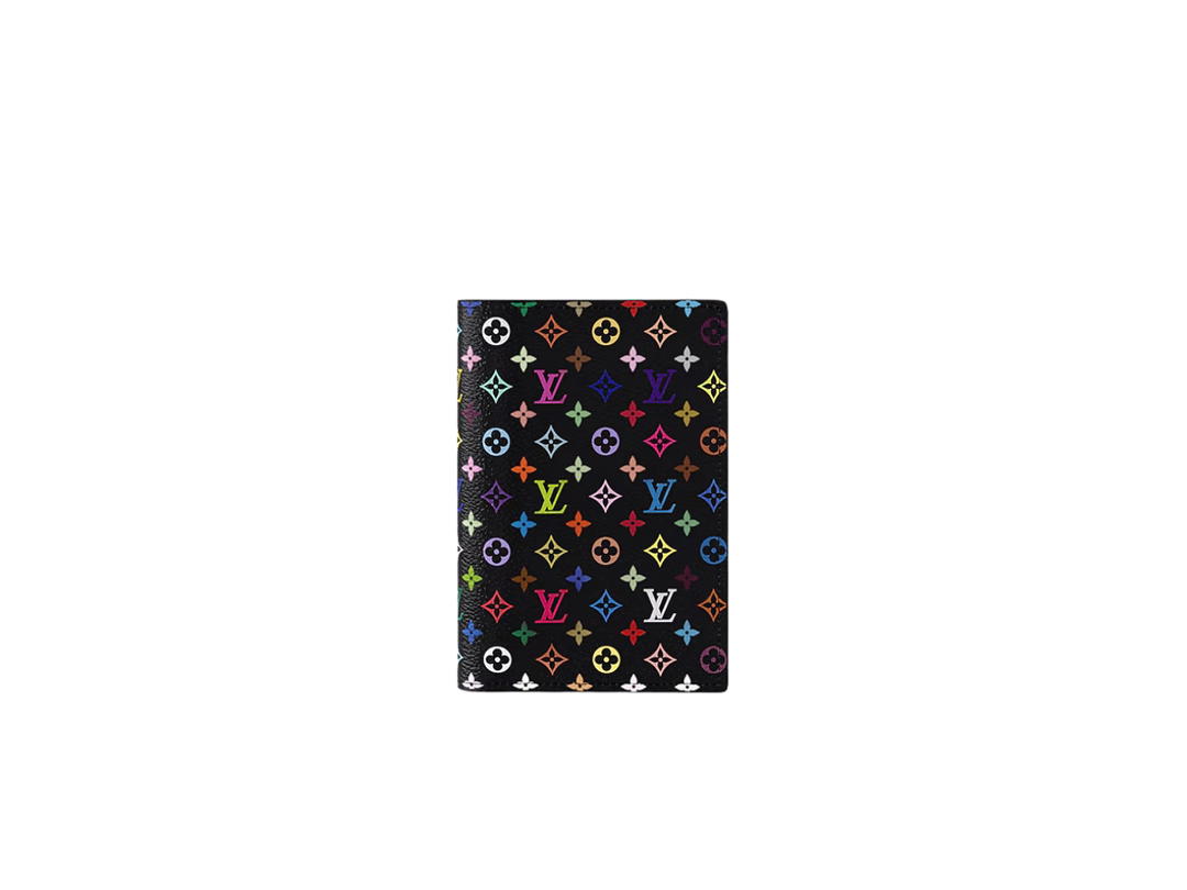 Louis Vuitton Louis Vuitton X Takashi Murakami Passport Cover In Multicolored Monogram Coated Canvas