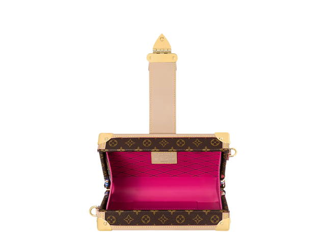 Louis Vuitton Louis Vuitton X Takashi Murakami Petite Malle In Multicolor Monogram Canvas With Gold Toned Hardware - view 2