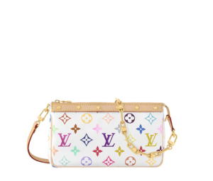 Buy Louis Vuitton X Takashi Murakami Pochette Accessoires Bag In Multicolor Monogram Canvas With Gold Hardware at Sasom – Authentic and Ready to Ship