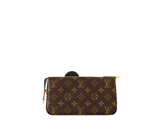 Louis Vuitton Louis Vuitton X Takashi Murakami Pochette Accessoires In Monogram Coated Canvas With Gold-Toned Hardware - view 3