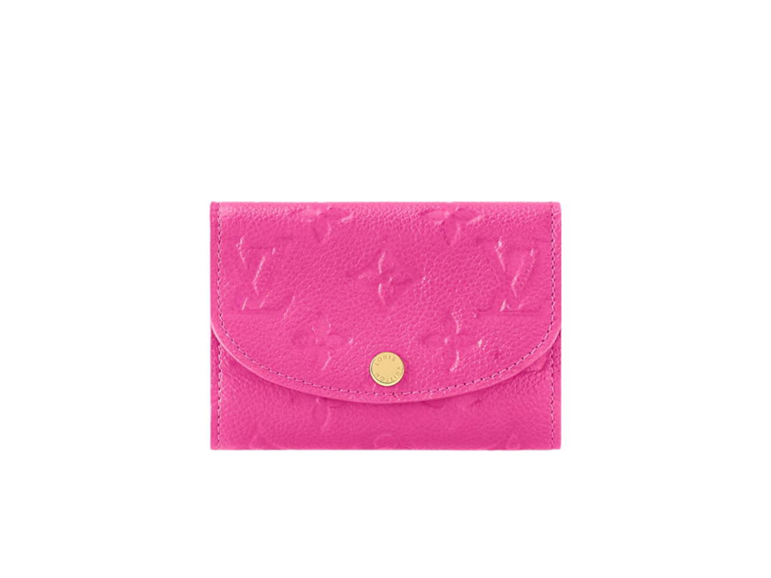 Louis Vuitton Louis Vuitton X Takashi Murakami Rosalie Coin Purse In Kawaii Pink Monogram Empreinte With Gold Toned Hardware