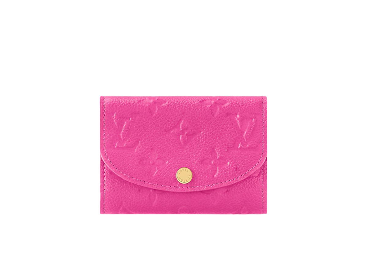 Louis Vuitton Louis Vuitton X Takashi Murakami Rosalie Coin Purse In Kawaii Pink Monogram Empreinte With Gold Toned Hardware