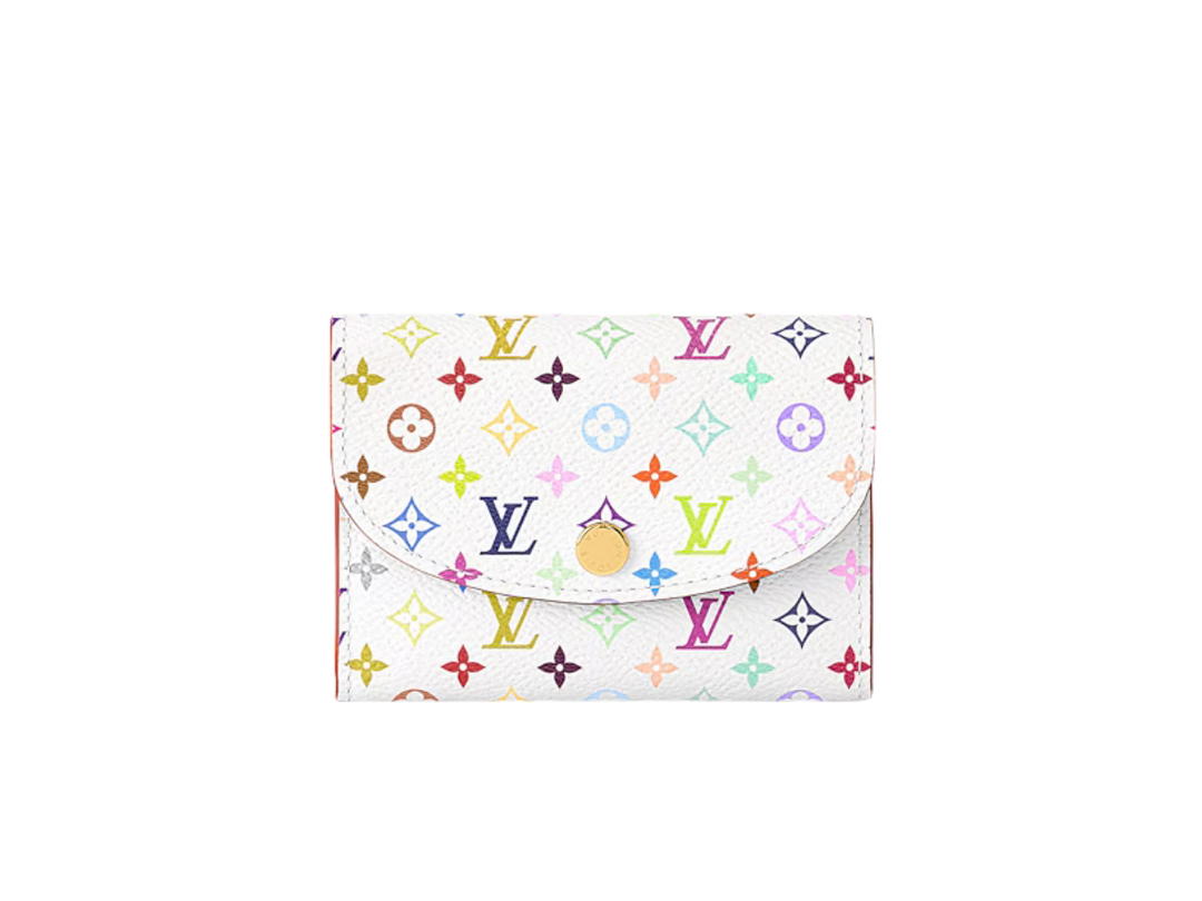 Louis Vuitton Louis Vuitton X Takashi Murakami Rosalie Coin Purse In Multicolor Monogram Coated Canvas With Gold-Toned Hardware