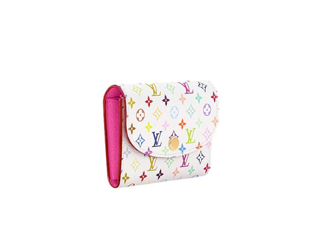 Louis Vuitton Louis Vuitton X Takashi Murakami Rosalie Coin Purse In Multicolor Monogram Coated Canvas With Gold-Toned Hardware - view 2