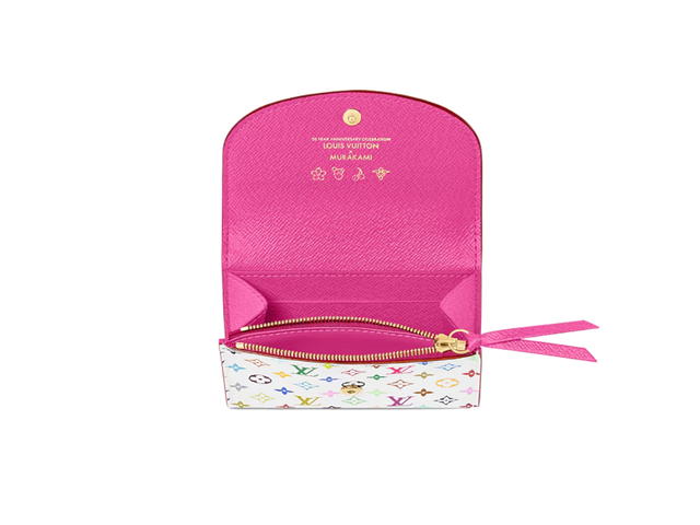 Louis Vuitton Louis Vuitton X Takashi Murakami Rosalie Coin Purse In Multicolor Monogram Coated Canvas With Gold-Toned Hardware - view 3