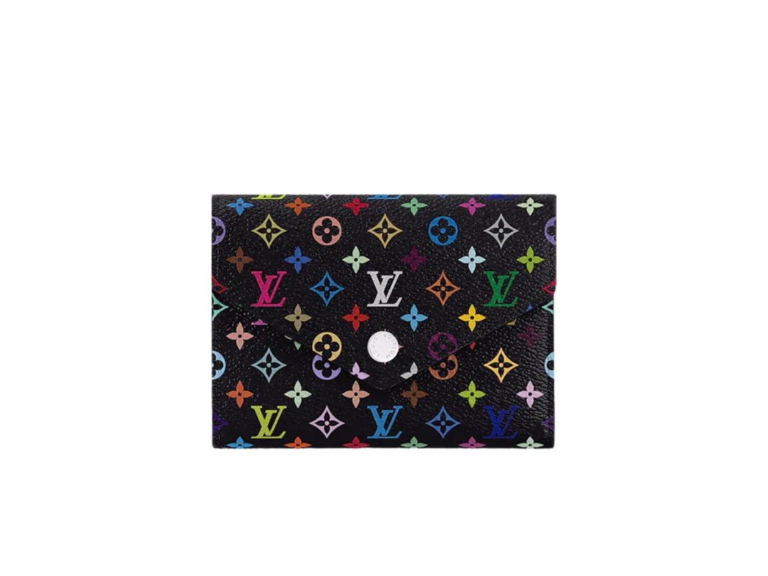 Louis Vuitton Louis Vuitton X Takashi Murakami Victorine Wallet In Multicolored Monogram Coated Canvas With Silver-Toned Hardware