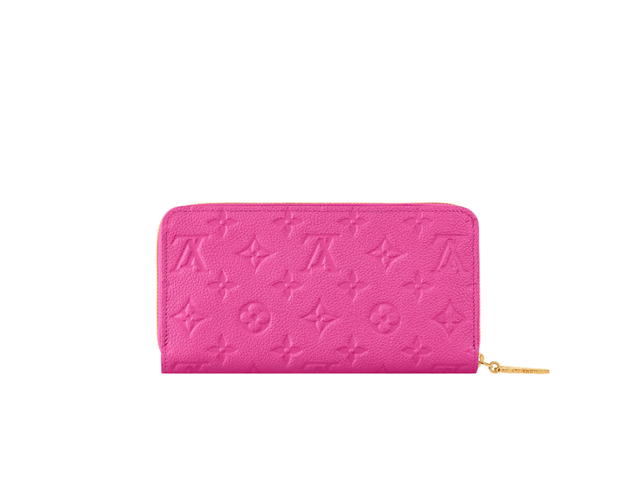 Louis Vuitton Louis Vuitton X Takashi Murakami Zippy Wallet In Kawaii Pink Monogram Empreinte Embossed Grained Cowhide Leather With Gold Toned Hardware - view 3
