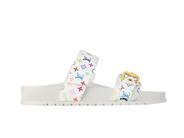 Louis Vuitton Louis Vuitton x Takashi Murakami Bom Dia Flat Comfort Mule White (W) - view 1