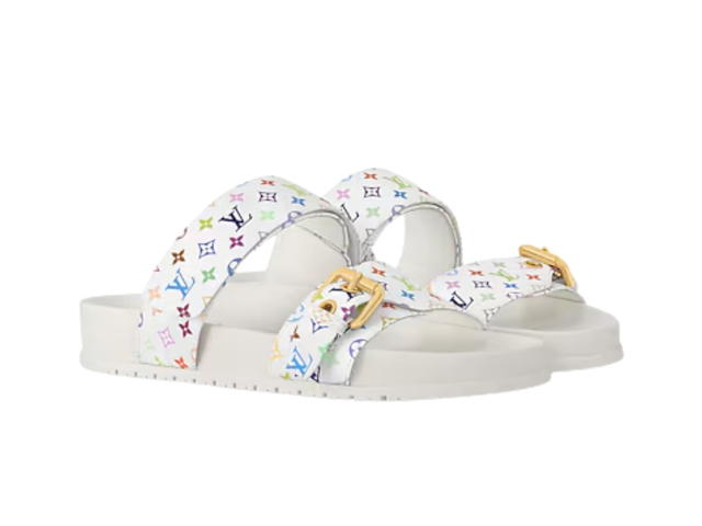Louis Vuitton Louis Vuitton x Takashi Murakami Bom Dia Flat Comfort Mule White (W) - view 3