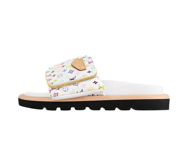 Louis Vuitton Louis Vuitton x Takashi Murakami Pool Pillow Flat Comfort Mule White (W) - view 2