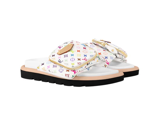 Louis Vuitton Louis Vuitton x Takashi Murakami Pool Pillow Flat Comfort Mule White (W) - view 3