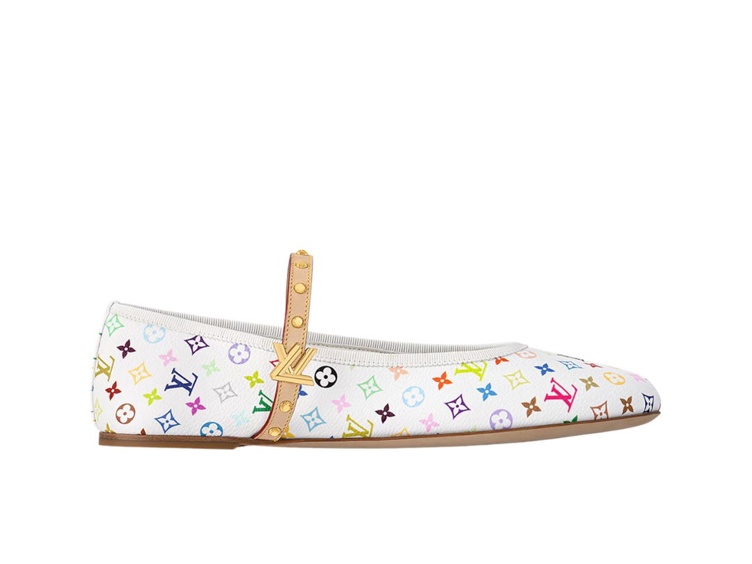 Louis Vuitton Louis Vuitton x Takashi Murakami Romy Flat Ballerina White (W)