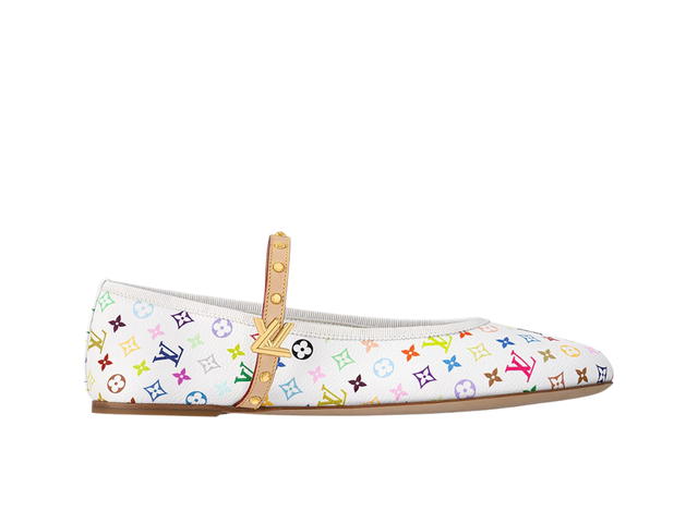 Louis Vuitton Louis Vuitton x Takashi Murakami Romy Flat Ballerina White (W) - view 1