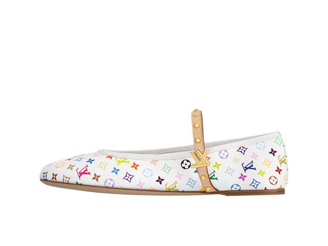Louis Vuitton Louis Vuitton x Takashi Murakami Romy Flat Ballerina White (W) - view 2