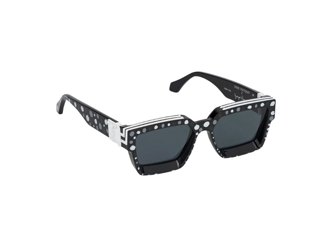 Louis Vuitton Louis Vuitton x Yayoi Kusama 1.1 Millionaires Painted Dots Sunglasses In Acetate With Silver-Tone Hardware Black Gray