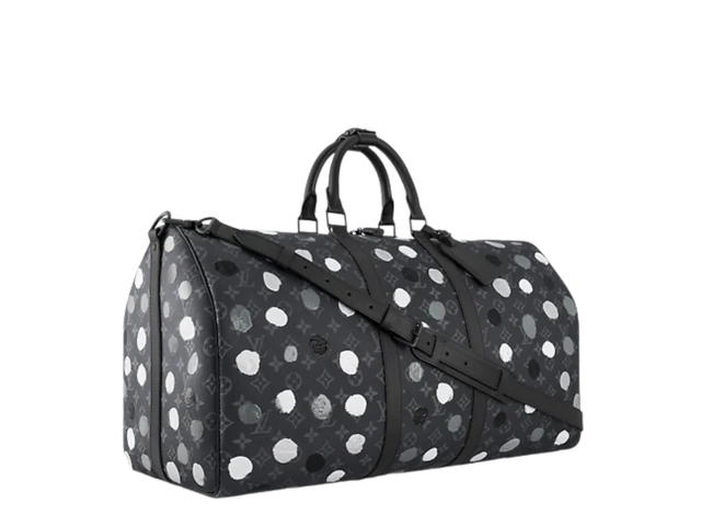 Louis Vuitton Louis Vuitton x Yayoi Kusama Keepall 55 Duffle Bag - view 2