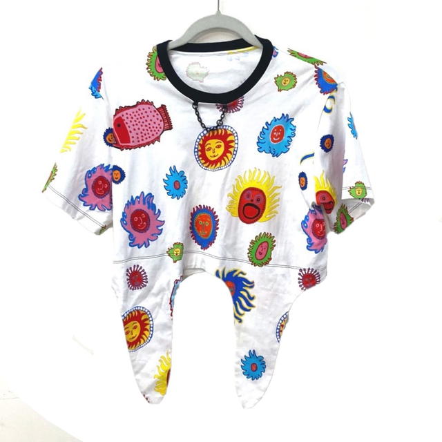 Louis Vuitton LOUIS VUITTON Yayoi Kusama Face Print Self Tie RW232J Short sleeve T-shirt - view 2