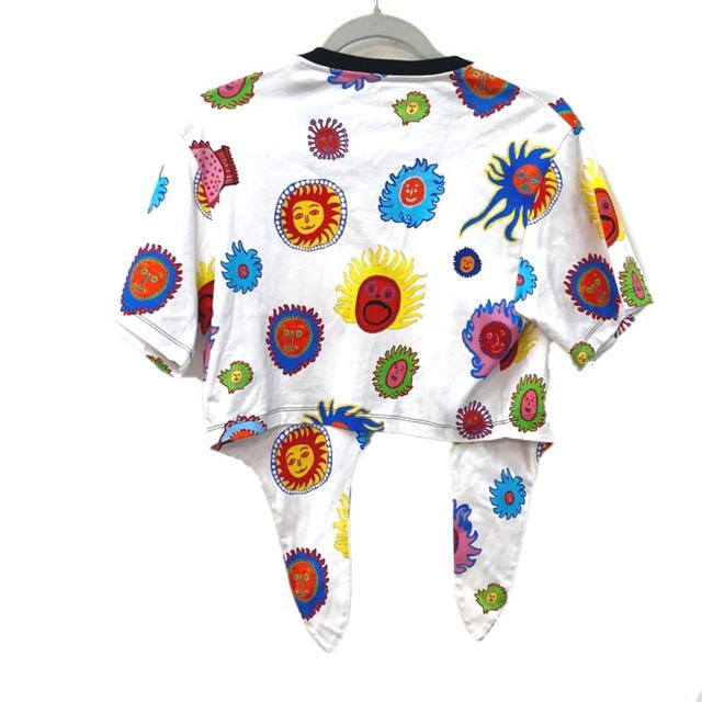 Louis Vuitton LOUIS VUITTON Yayoi Kusama Face Print Self Tie RW232J Short sleeve T-shirt - view 3