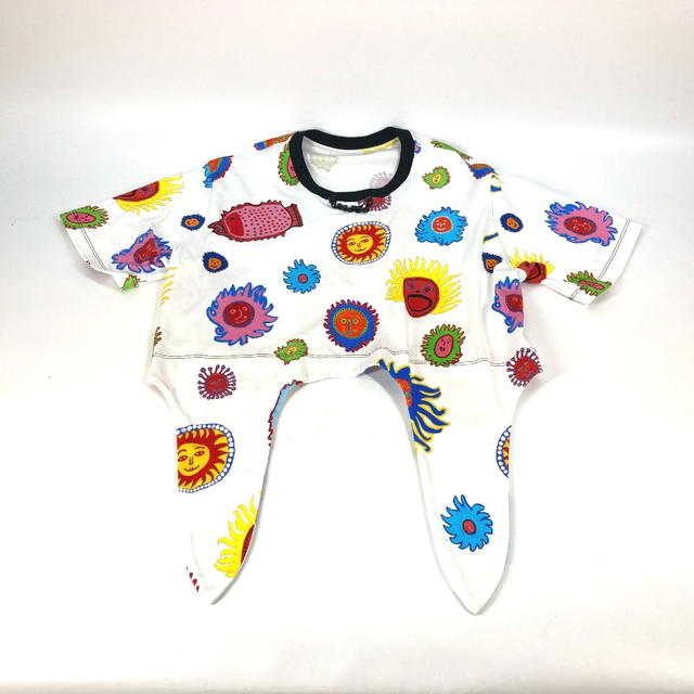 Louis Vuitton LOUIS VUITTON Yayoi Kusama Face Print Self Tie RW232J Short sleeve T-shirt - view 4