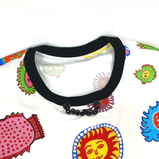 Louis Vuitton LOUIS VUITTON Yayoi Kusama Face Print Self Tie RW232J Short sleeve T-shirt - view 5