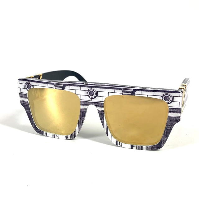 Louis Vuitton LOUIS VUITTON Z1575W FORNASETTI Glasses Eyewear sunglasses Plastic White/Black - view 2