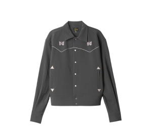 Buy Needles Piping Cowboy Jacket Charcoal at Sasom – Authentic and Ready to Ship