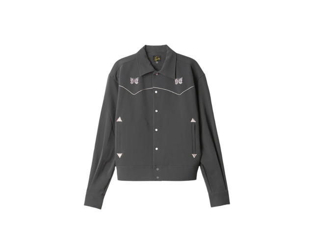 Needles Needles Piping Cowboy Jacket Charcoal - view 1