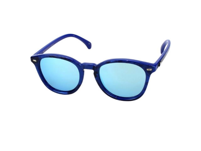 Le Specs Le Specs Bandwagon 1502121 In Blue Plastic Frame With Blue Lenses - view 1