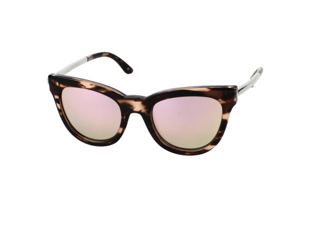 Le Specs Le Specs Le Debutante 1502116 In Tortoise Shell Frame With Peach Mirror Lenses