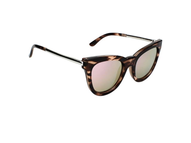 Le Specs Le Specs Le Debutante 1502116 In Tortoise Shell Frame With Peach Mirror Lenses - view 3